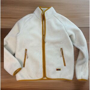 Fjällräven Vardag Pile Fleece Womens XS Off White Sherpa Jacket $150